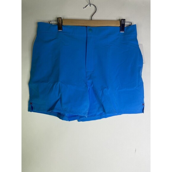 2XIST Ibiza Mens Size M Malibu Blue Swim Shorts Trunks Swimwear Bottoms Pockets - Picture 1 of 9